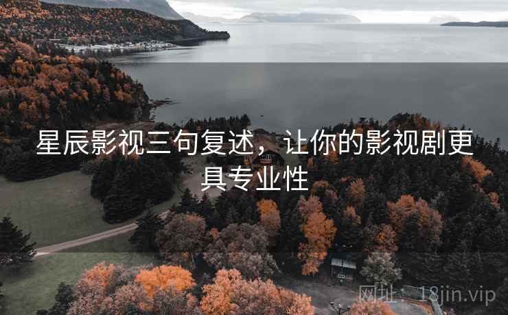 星辰影视三句复述，让你的影视剧更具专业性