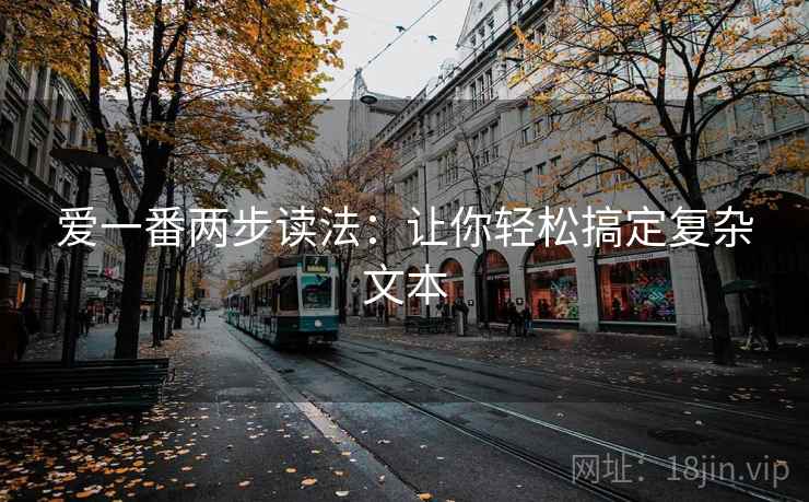 爱一番两步读法：让你轻松搞定复杂文本